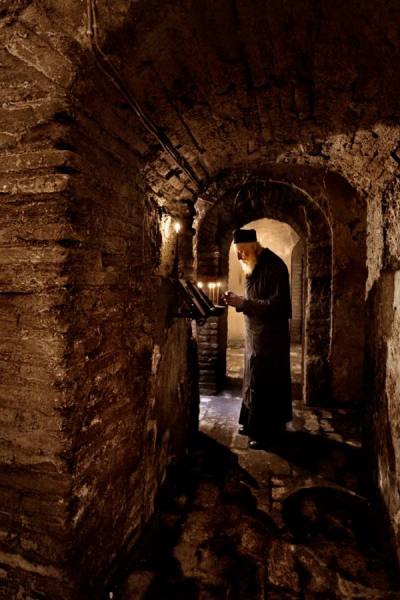 Photograph Dimitris Poupalos Church Catacombs on One Eyeland